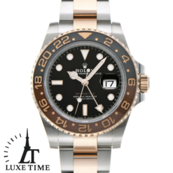 ロレックス / ROLEX GMTマスターII 126711CHNR ブラック ブラウンベゼル エバーローズロレゾール メンズ 時計[M126711CHNR-0002]