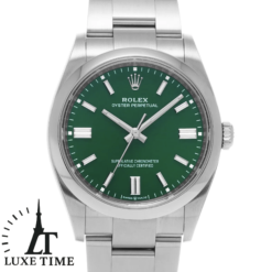 ロレックス / ROLEX オイスターパーペチュアル 41 / OYSTER PERPETUAL 41 124300 オイスタースチール グリーン メンズ 時計