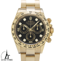 ロレックス / ROLEX コスモグラフ デイトナ / COSMOGRAPH DAYTONA 116508G イエローゴールド ブラック/ダイヤモンド メンズ 時計